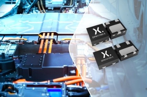 Nexperia launches AEC-Q101-qualified, leadless CAN-FD protection diodes with industry-leading ESD performance